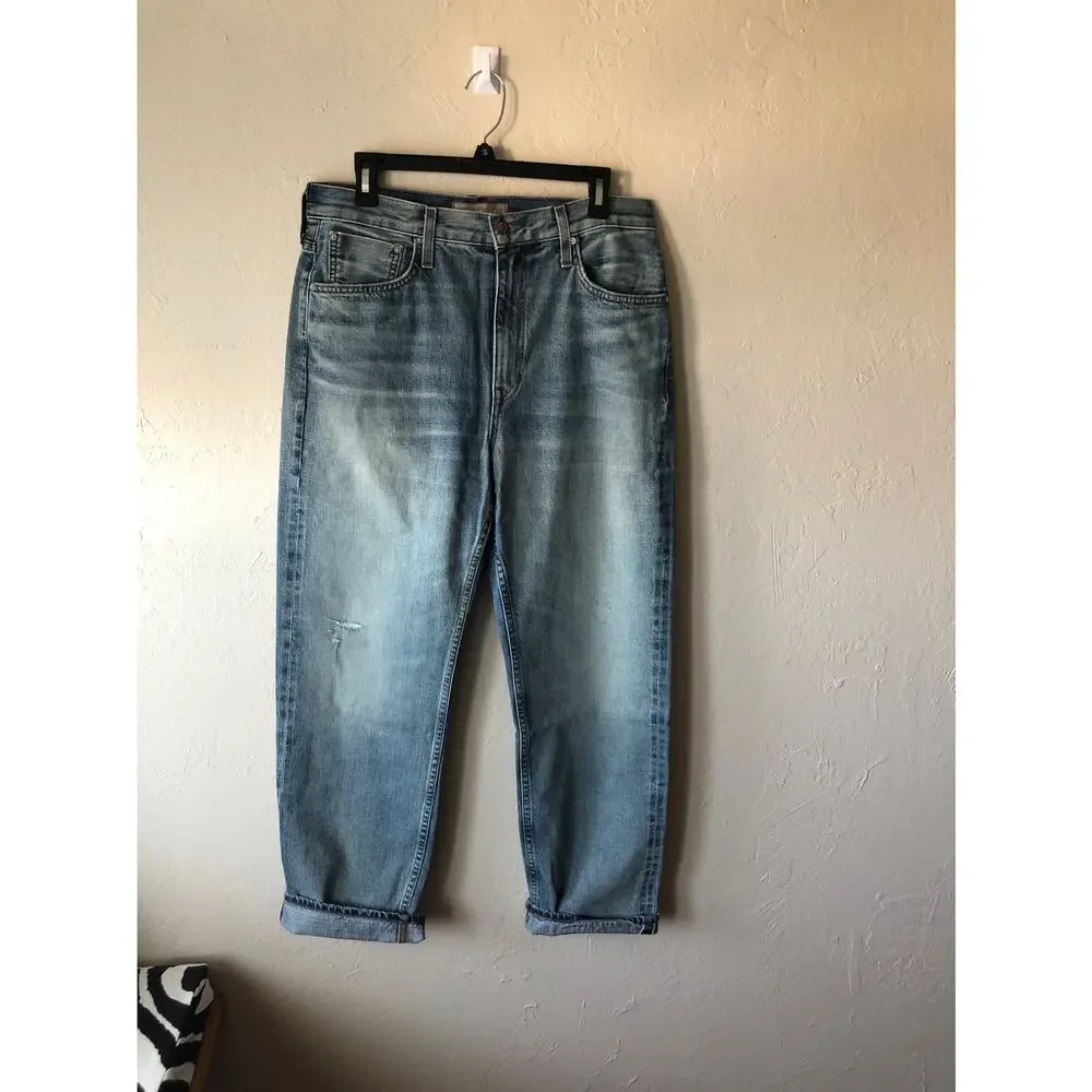 NWT J. Crew Point Sur Vista Straight Jeans in Pale Indigo Wash: Selvedge Edition